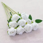 1/5/10/20pcs Roses Artificial Flowers Rose Flower Branch Artificial Red Roses Realistic Fake Rose for Wedding Home Decor - Image 12
