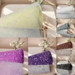 50cm*3.5m Snowflake Yarn Wrapping Paper Bouquet Packaging Wedding Birthday Party Decoration Florist Supplies Gift Packaging - Image 5