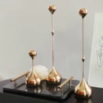 3Pcs/Set Water Drop Candle Table Decoration Light Luxury Western Dining Room Table Home Decor Romantic Candlelight Dinner - Image 3