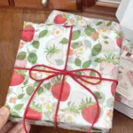 10/20pcs Strawberry Pattern Tissue Paper Gift Wrapping Paper Wedding Birthday Party Decoration Paper DIY Flower Wrapping Paper - Image 3