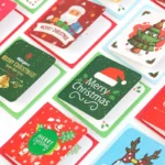 24 Pcs/lot Christmas Greeting Card Kids Mini Christmas Blessing Greeting Cards Envelope New Year Postcard Gift Card Xmas Party - Image 2