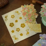 3D Pop UP Flower Greeting Cards Birthday Invitation Card Handmade Hot Stamping Romantic Ornament Unique Handmade Gift Postcard - Image 5