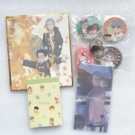 8 Pcs/Set Comic Here U Are Original Lucky Bag Li Huan, Yu Yang Magic Card, Pocket Book, Badge, Keychain Toy Cosplay Gift - Image 6