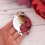 9.5*7cm Custom Baptism Invitation Card Personalized Acrylic Wedding ,Birthday Party Favors DIY Gifts Decoration - Image 4