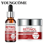 Retinol Moisturizing Repair Cream and Serum Set with collagen and Vitamin E, firm and nourishing skin, gentle and non-irritating - Image 6