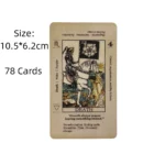 Meaning Tarot Card With Meaning On Them Beginner Tarot Keyword Antiqued Tarot Deck Learn Tarot 78 Cards - Image 2