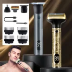 3-in-1 Electric Hair Clipper ：USB Charging, Multi-Func Razor, Adjustable Nose Trimmer ideal for Birthday & Christmas gifting.