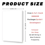 Greeting card with envelope retro cartoon greeting card blessing gift message card - Image 5