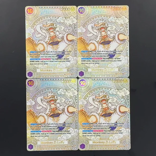 One Piece TCG OPCG English Luffy Character card OP05-119 SP Gold Luffy Textured Foil Card Anime Collectible Cards