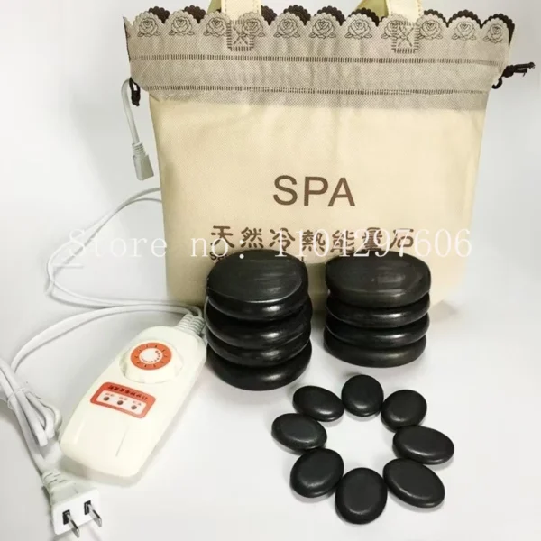 Hot Massage Stone/Stone with Heater Electric Heating Bag for Body EU Plug 220V Fast Shipping