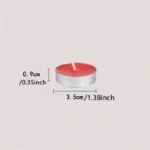 10Pcs Tea Light Candles Small Smokeless Dripless Tea Candles For Home Pool Dinner Weddings Supplies - Image 3