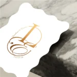 Customized Custom Waveform Wedding Invitation Card Elegant Menu Baptism Christening Party Gift Packaging Decoration Commercial Design Printing Thank You Card - Image 4