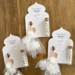 Custom Gift Card Bridal Shower Henna Night Invitation Welcome Wedding Party Supplies Table Guest Souvenir Personalized Name DIY