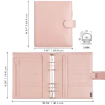 Moterm Luxe 2.0 Series A5 Size Planner Pebbled Grain Leather Notebook with 30MM Ring Agenda Organizer Notepad Journal Sketchbook - Image 2