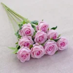 1/5/10/20pcs Roses Artificial Flowers Rose Flower Branch Artificial Red Roses Realistic Fake Rose for Wedding Home Decor - Image 13