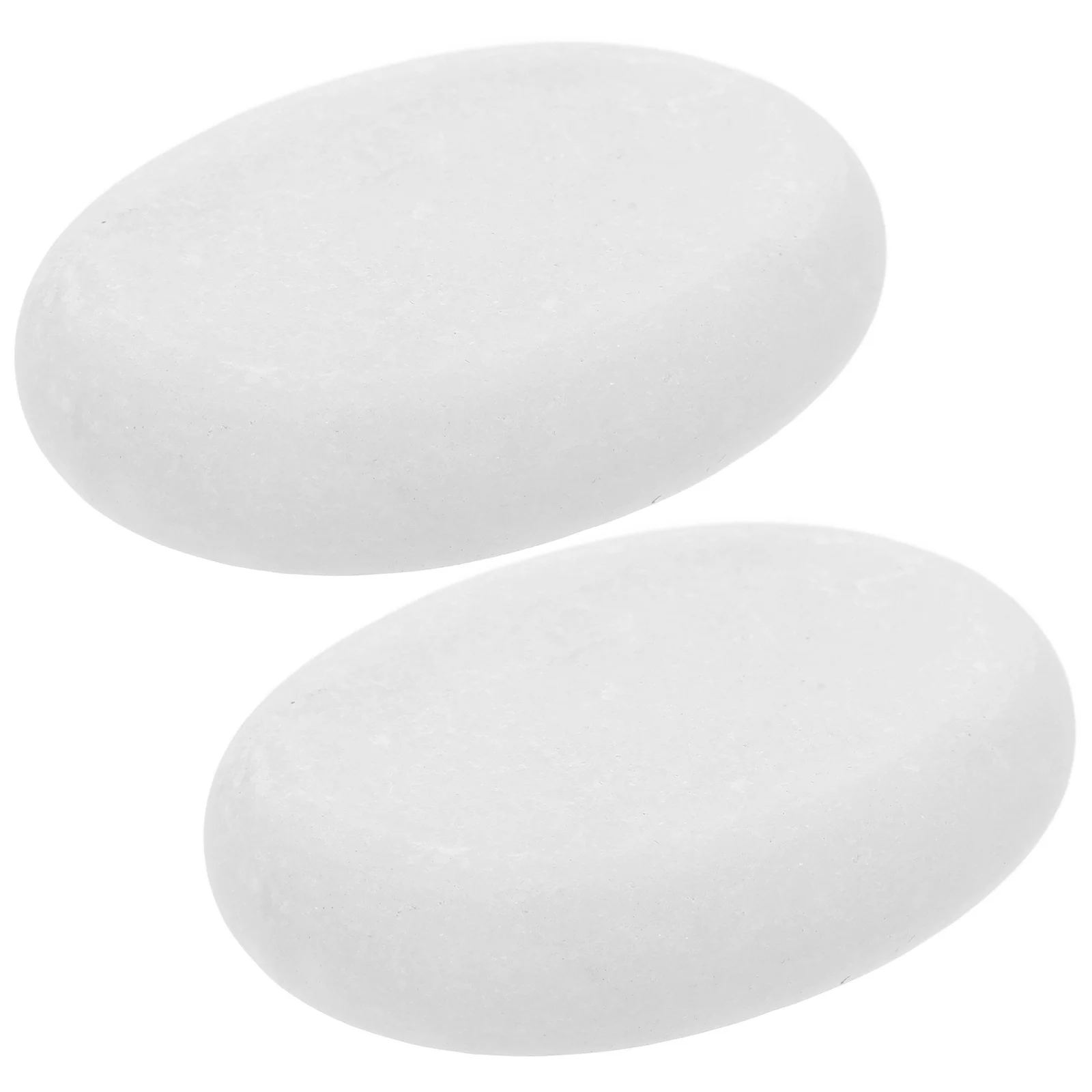 kf-See95ff6ee2cc475a9bbb950eebaedf7e7 2Pcs Marble Massage Stones Hot Cold Compress Essential Oil Body Spa Massagers Smooth Surface Natural Material Marble Stone Set - Image 1