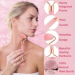 2pcs Natural Jade Facial Roller Scraping Board Set Facial Skincare Massager Kit Heart-shaped Gua Sha Board Salon Beauty Tool - Image 6