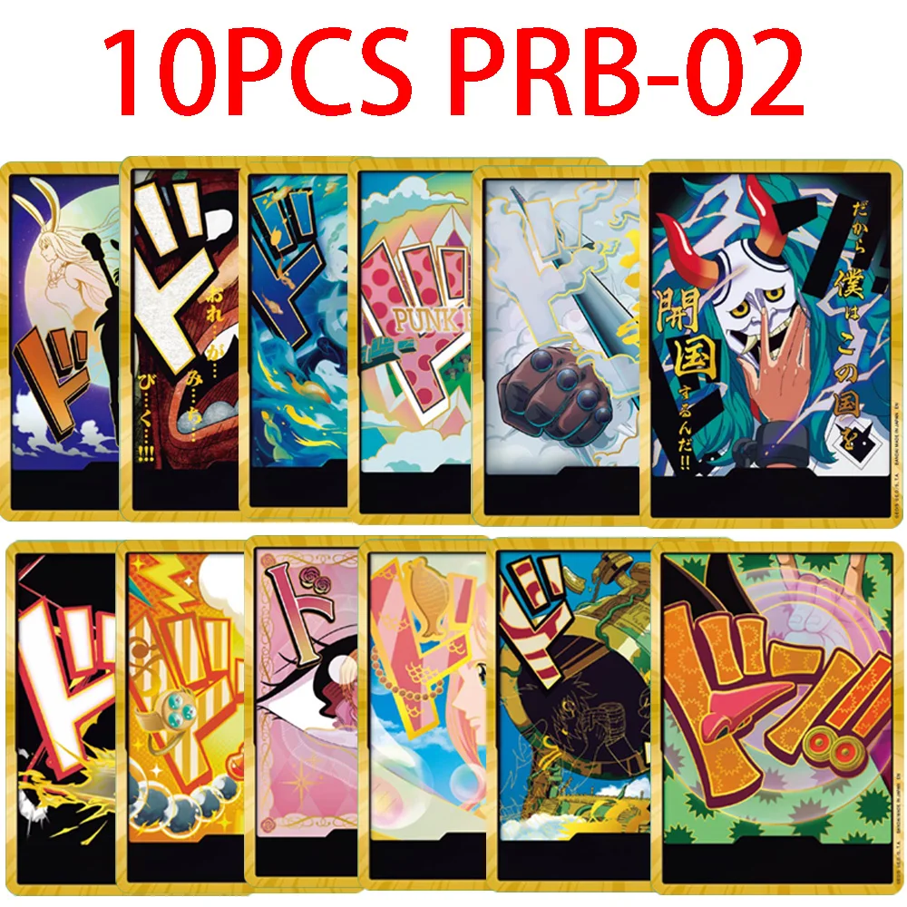 kf-Sf09c986b12ac491ab01c8f68050806b4t 10PCS GOLD DON! PRB-02 Foil Proxy Cards Zeus Blackbeard Gold Bell Carrot Kyros Kiku Shirahoshi English Anime One Piece OPCG Card - Image 1