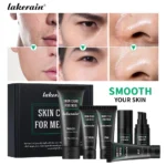 Lakerain Skin Care for Men Kit Oil Control Skin Firming Increase Hydrate Deep Cleaning Face 7 PCS Per Set Travel Skin Care Kit - Image 2