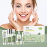 Korean Skincare Set Shrink Pores Fade Fine Lines Face Serum Remove Dark Circles Firming Eye Cream Facial Moisturizing Lotion Set - Image 3