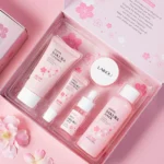 BIOAOUA Rice Puree Rejuvenating and Moisturizing six-piece Set Whitening Firming Anti-aging Beauty Facial Skincare Set - Image 6