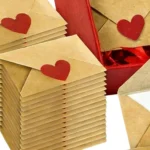 Valentine Envelopes Cards with blank sticky notes 60Pcs/set mini love letter envelopes Valentines Day Romantic Gifts