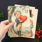32pcs Romantic Floral Victorian Postcards, Love Gift Cards, Christmas Gifts, Living Room Decor, Bedroom Decoration,High-Quality - Image 5
