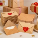 Valentine Envelopes Cards with blank sticky notes 60Pcs/set mini love letter envelopes Valentines Day Romantic Gifts - Image 2