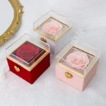 Surprise Instant Flip necklace Box gift Valentine's Day Birthday Anniversary Mother's Day Rose Box proposal artifact - Image 3