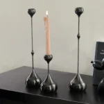 3Pcs/Set Water Drop Candle Table Decoration Light Luxury Western Dining Room Table Home Decor Romantic Candlelight Dinner - Image 4