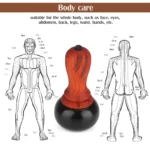 Hot Stones for Massage with Warmer Bianstone Tai Chi Ball Gua Sha Scraping Massager for Facial Eyes Abdomen Back Home SPA Relax - Image 5