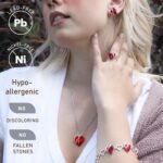 Leafael Valentine's Day Gift Necklaces for Women, Infinity Love Birthstone Heart Crystal Pendant, Birthday Anniversary Jewelry for Wife, Mom, and Her, Silver Plated, 18" + 2"...