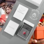 Leafael Valentine's Day Gift Necklaces for Women, Infinity Love Birthstone Heart Crystal Pendant, Birthday Anniversary Jewelry for Wife, Mom, and Her, Silver Plated, 18" + 2"...