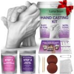 Luna Bean Hand Casting Kit – The Original Hand Mold Kit for Couples – Valentines Day Gifts for Her and Him - Anniversary Engagement Gifts for Women Men Mom Wife Boyfriend...