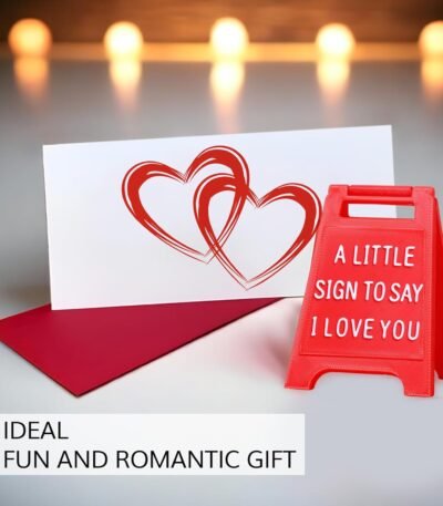 Mini Sign Valentine's Decoration Anniversary Present - Valentines Day Romantic I Love You Sign - Fun Boyfriend - Cute Birthday, Christmas, Wedding Gift for Girlfriend, Wife,...