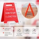 Mini Sign Valentine's Decoration Anniversary Present - Valentines Day Romantic I Love You Sign - Fun Boyfriend - Cute Birthday, Christmas, Wedding Gift for Girlfriend, Wife,...