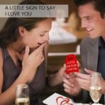 Mini Sign Valentine's Decoration Anniversary Present - Valentines Day Romantic I Love You Sign - Fun Boyfriend - Cute Birthday, Christmas, Wedding Gift for Girlfriend, Wife,...