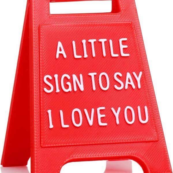 Mini Sign Valentine's Decoration Anniversary Present - Valentines Day Romantic I Love You Sign - Fun Boyfriend - Cute Birthday, Christmas, Wedding Gift for Girlfriend, Wife,...