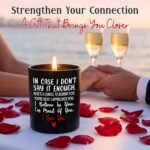 TEEZWONDER Valentines Day Gifts for Her Him - Long Lasting Vanilla Lavender Candle 10 Oz - Romantic Anniversary Wedding Birthday Valentines Gifts for Women Men, Girlfriend...