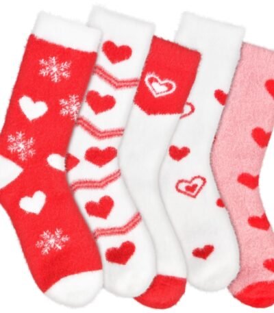 Valentines Day Gifts for Her Fuzzy Socks Gifts for Women Mom Wife Girlfriend Galentines Day Christmas Birthday