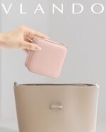 Vlando Travel Jewelry Case - Valentines Day Gifts for Her - Small Jewelry Travel Organizer Box Travel Essentials Gift for Teen Girl Women - Pink