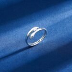 Yesteel S925 Sterling Silver Hug Ring for Women Teen Girls, Adjustable Ring Jewelry Mothers Day Birthday Gifts for Daughters Mom Sister Wife Friends Grandma