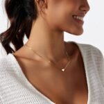Zeffy Dainty Gold Heart Necklace for Women Trendy 14K Gold/Silver Plate Cute Heart Pendant Choker Necklaces Gold Love Heart Chain Necklace for Women Dainty Gold Jewelry Gifts...