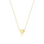 Zeffy Dainty Gold Heart Necklace for Women Trendy 14K Gold/Silver Plate Cute Heart Pendant Choker Necklaces Gold Love Heart Chain Necklace for Women Dainty Gold Jewelry Gifts...